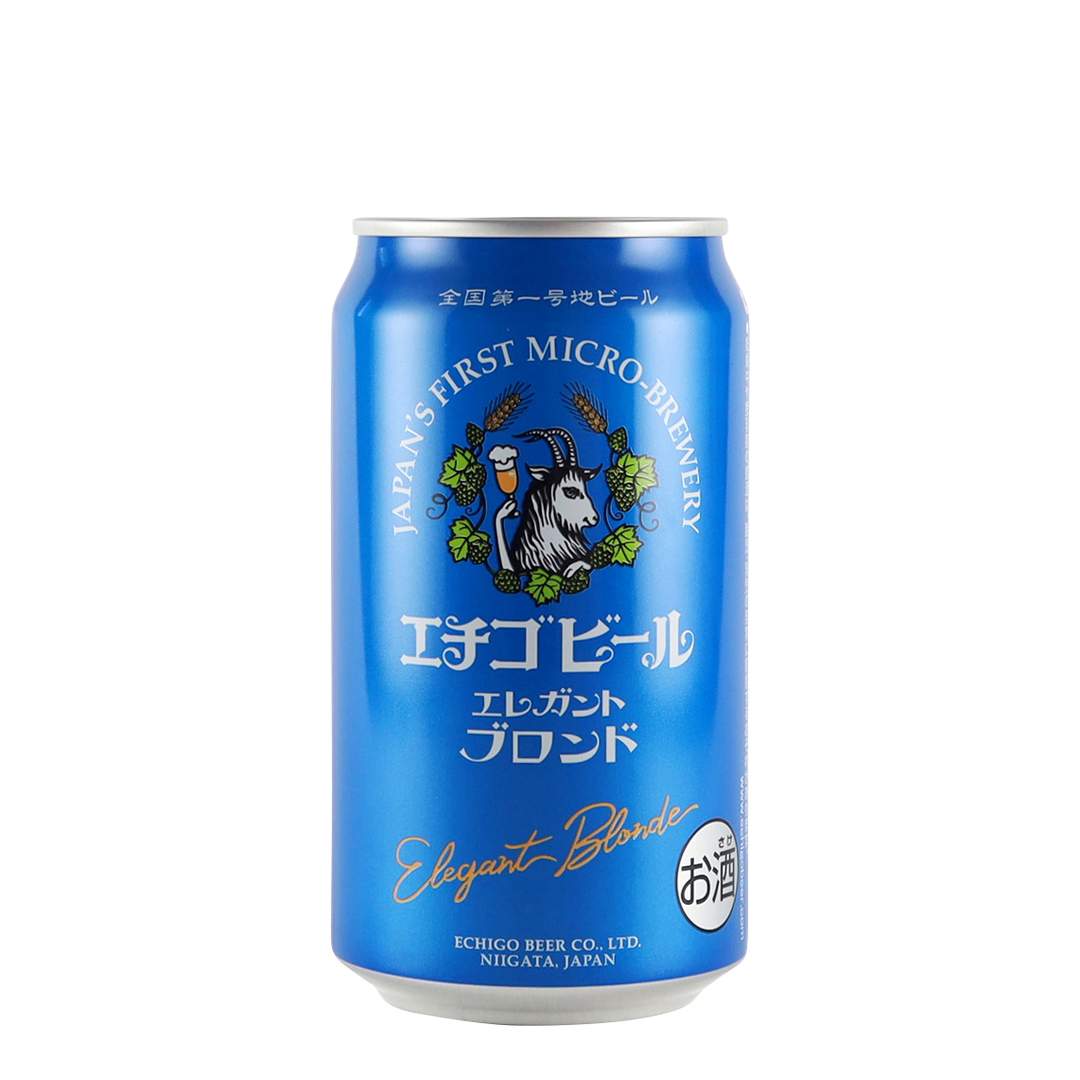 エチゴビール エレガントブロンド 缶 350ml *