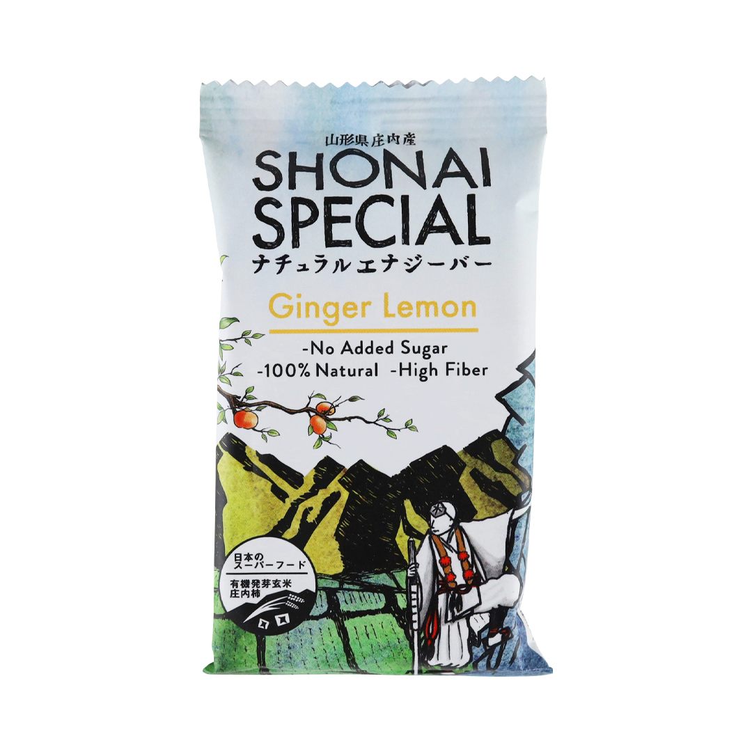 SHONAI SPECIAL ナチュラルエナジーバー ジンジャーレモン 48g