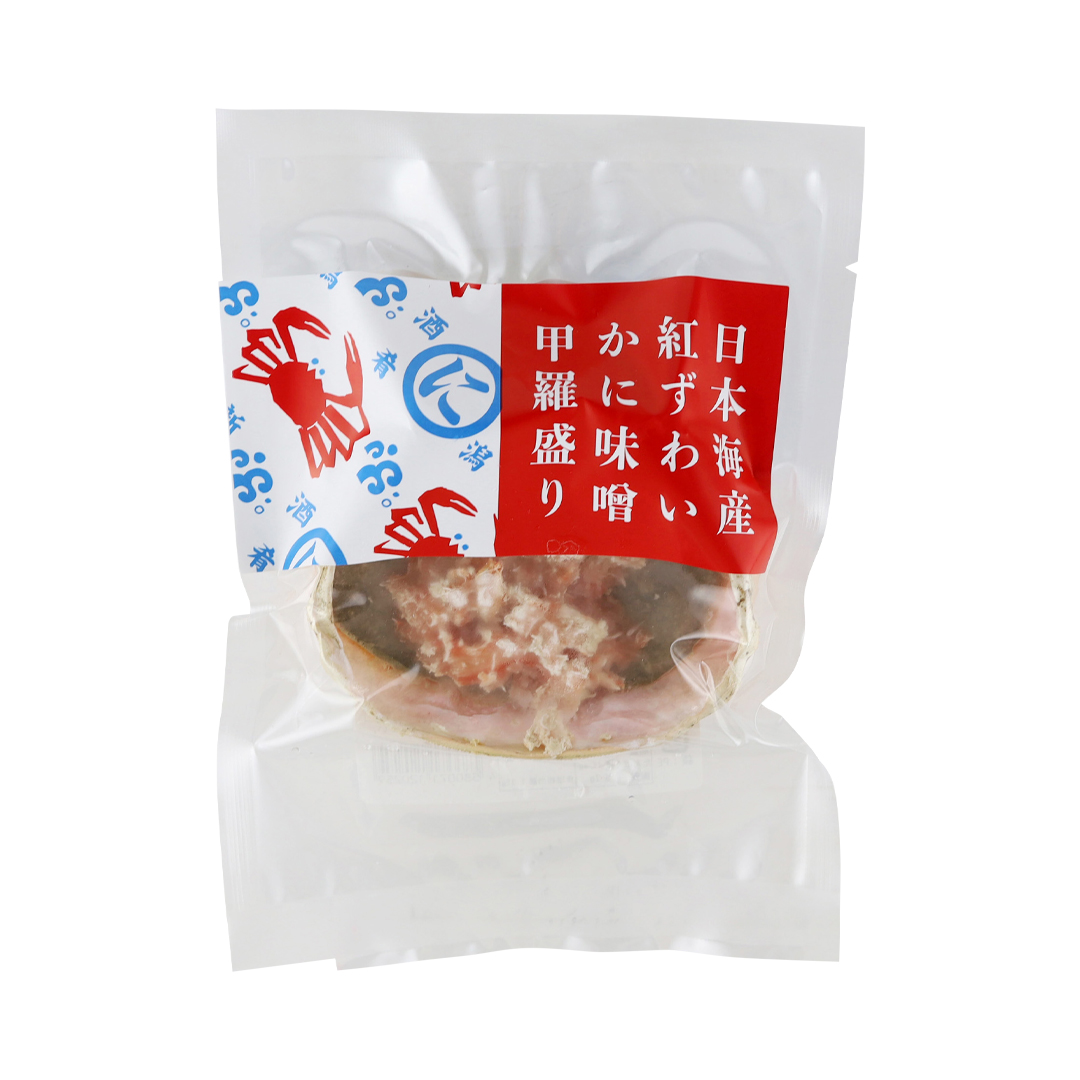 日本海産　紅ずわいかに味噌甲羅盛り